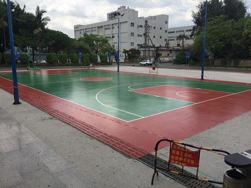 深圳市龍華區(qū)大浪體育公園PU籃球場(chǎng)